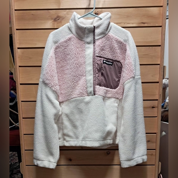 Columbia Lodge Sherpa Pullover Fleece Size XXL - Picture 2 of 4